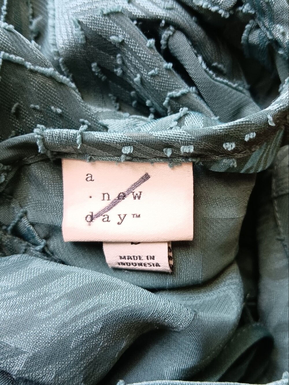 Green Elastic Waist, Maxi Dress, A New Day Size Small, Casual Cottagecore Summer - Picture 6 of 9